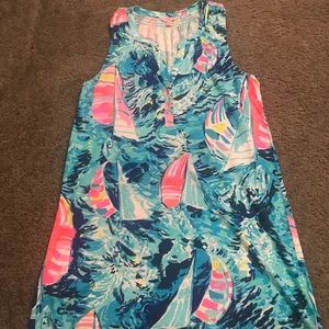 Lily Pulitzer UPF+50 Essie dress “hey bay bay”